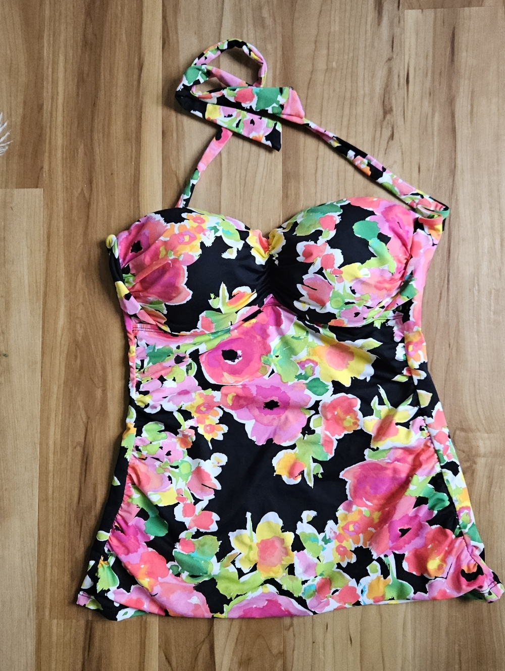 Ralph Lauren Floral Halter Tankini Top